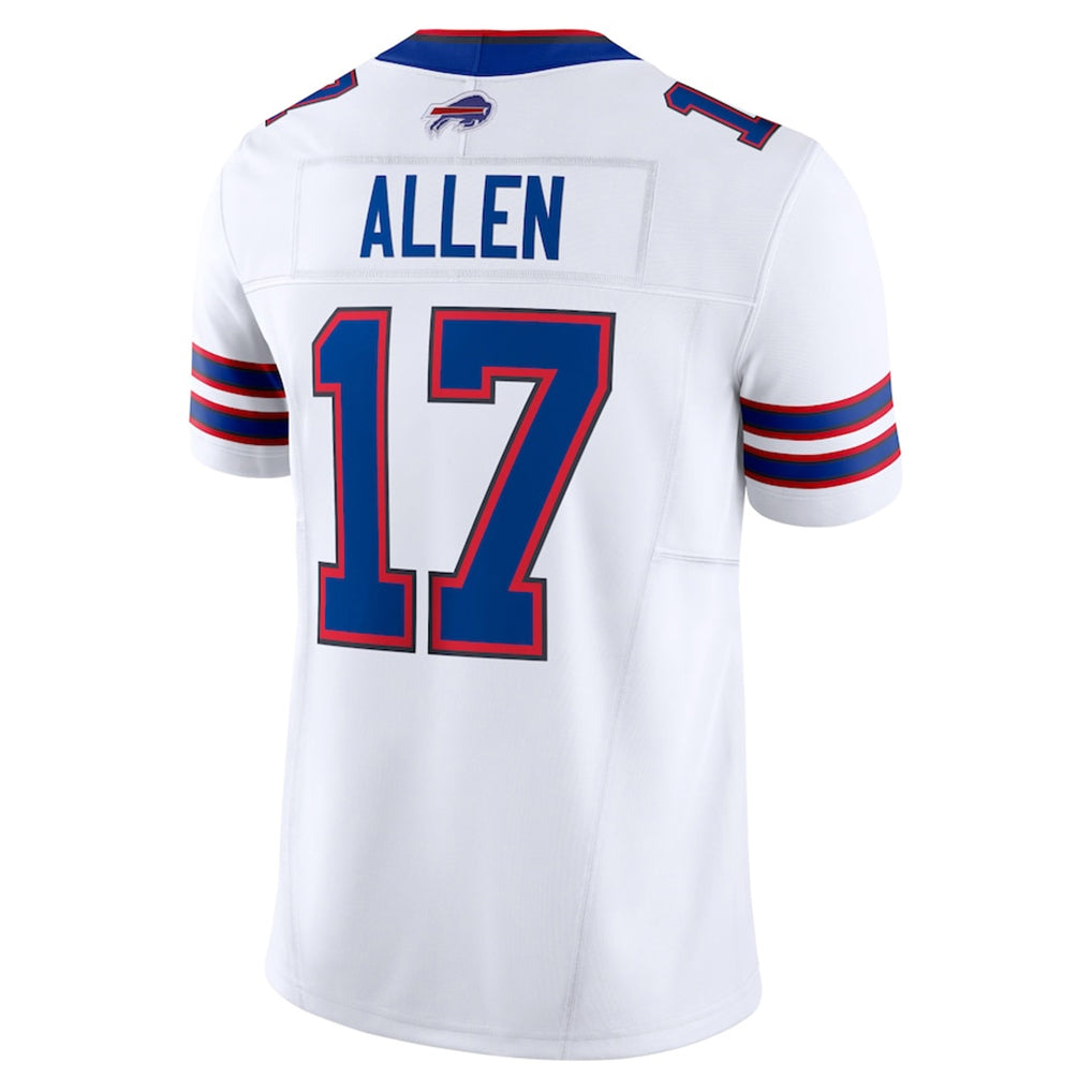 B.Bills #17 Josh Allen Player Vapor F.U.S.E. Limited JONEY Stitched Blue White Red Jerseys Mens Womens Youth Kids